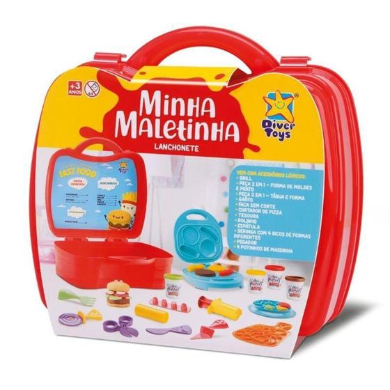 Imagem de Minha Maletinha Lanchonete Massinhas e Forminhas Divertoys