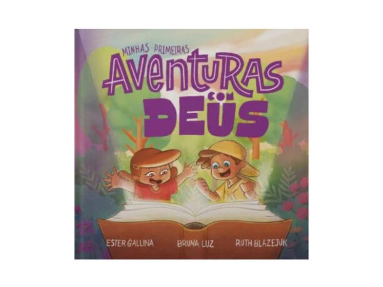 Imagem de Minhas primeiras aventuras com Deus  Capa Dura  50 Devocionais para crianças