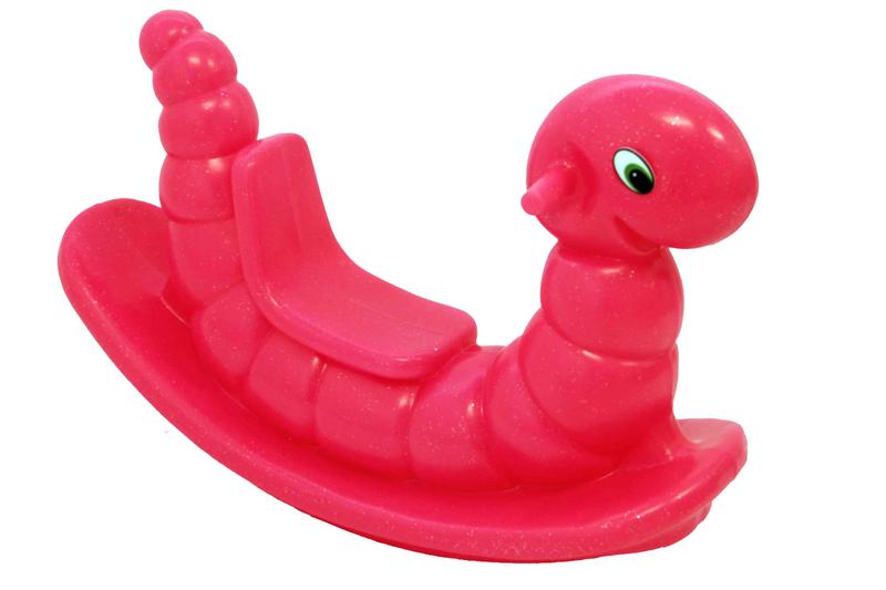 Imagem de Minhoca Nhoca Infantil Brinquedo cor ROSA gangorra infnatil para meninas e crianças toys kids diversão férias piscina