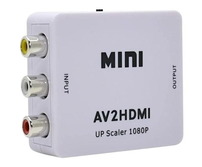 Imagem de Mini Adaptador Conversor AV Para HDMI - Mini Conversor
