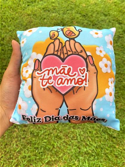 Imagem de Mini Almofada 20x20 Dia das Mães Presente Mãe Mamãe