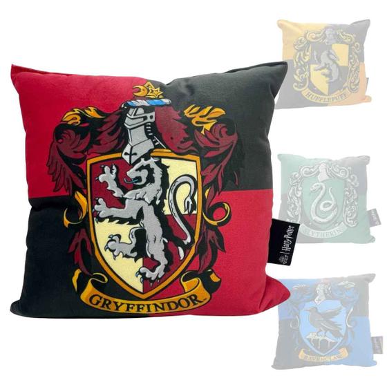 Imagem de Mini Almofada Harry Potter 25x25cm Original Licenciada Zona Criativa - Hogwarts Grifinoria Sonserina Corvinal Lufa-Lufa