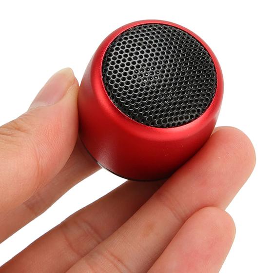 Imagem de Mini Alto-Falante Sanpyl - Tamanho Mini Ovo com Bluetooth 5.0 - Vermelho