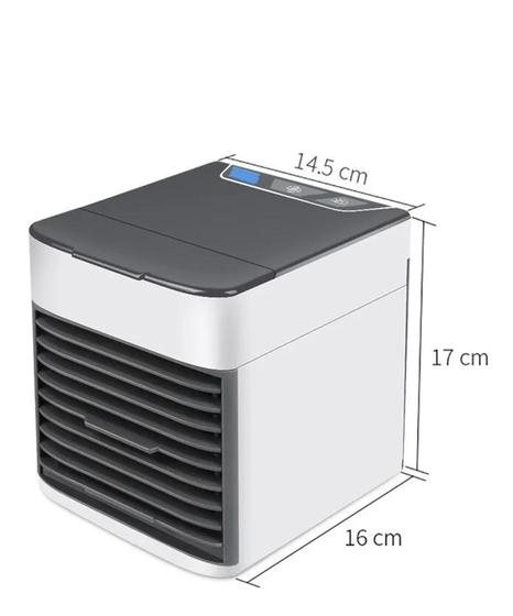 Imagem de Mini Ar Condicionado Portátil Arctic Air Cooler Umidificador Climatizador Luz Led