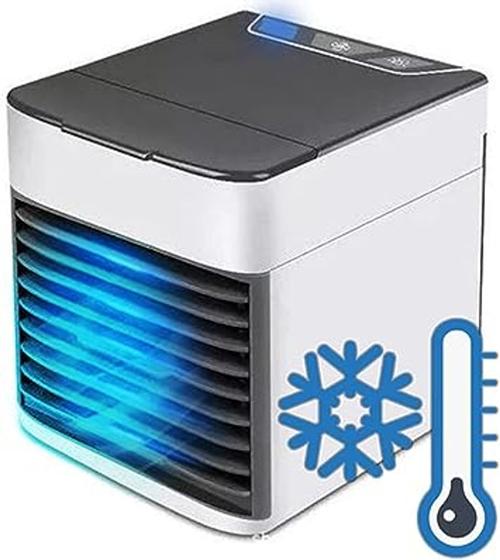 Imagem de Mini Ar Condicionado Portátil Refrigerador De Mesa Com Led Air Cooler Climatizador