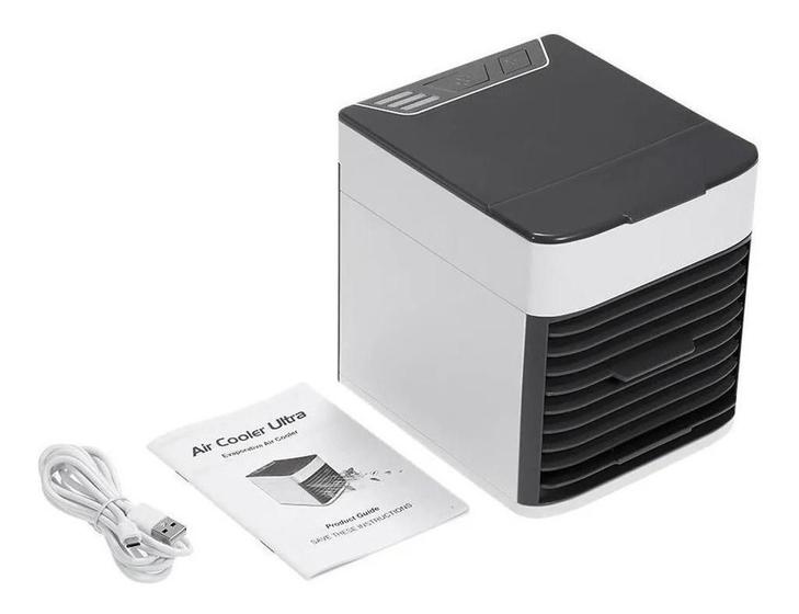 Mini Ar Condicionado Umidificador Portátil Escritório Mesa Menor preço em Mini Ar Condicionado Umidificador Portátil Escritório Mesa