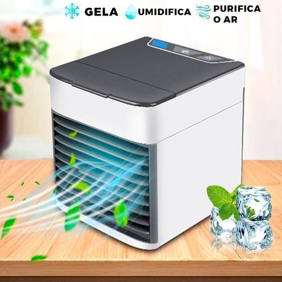 Imagem de Mini Ar Condicionado Usb Portátil Ventilador Ideal Quarto E