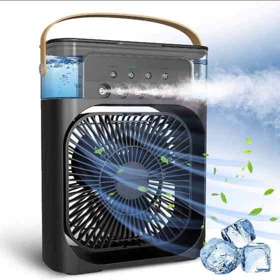 Mini Ar Condicionado Ventilador Umidificador Climatizador Menor preço em Mini Ar Condicionado Ventilador Umidificador Climatizador