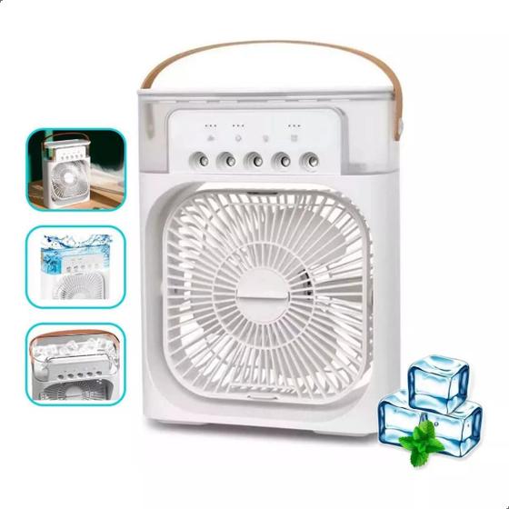 Imagem de Mini Ar Condicionado Ventilador Umidificador: Refresque-se com Eficiência