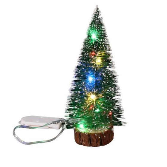 Mini Árvore de Natal Com Pontas Nevadas Luzes Led Coloridas - Malu - Árvore  de Natal - Magazine Luiza