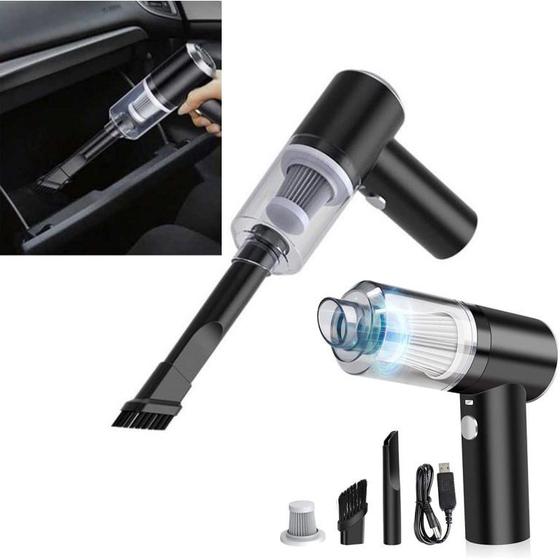 Mini Aspirador Portátil Automotivo Potente Recarregável Premium Menor preço em Mini Aspirador Portátil Automotivo Potente Recarregável Premium