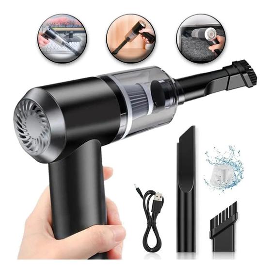 Mini Aspirador Portátil Automotivo Potente Recarregável Sem Fio - Mx ...