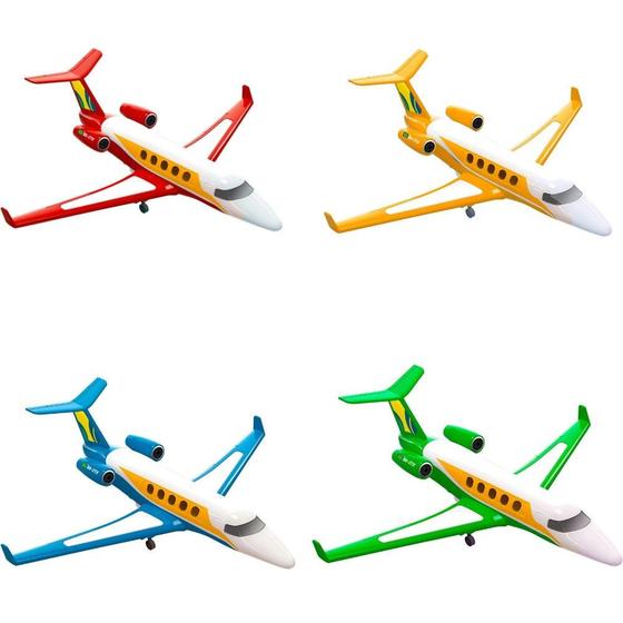 Imagem de Mini Avião Brinquedo Jatinho Executivo Divertido