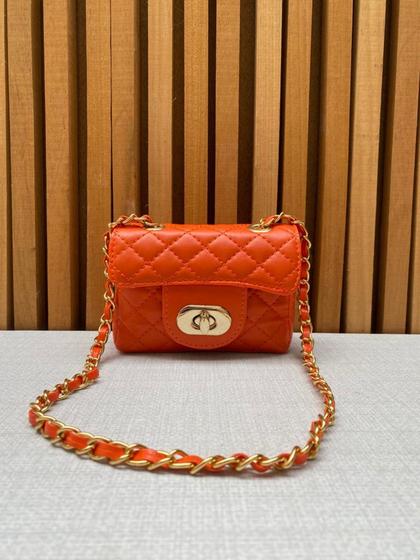 Imagem de Mini bag bolsa feminina luxo transversal diva influencer