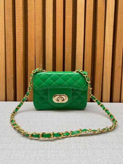 Imagem de Mini bag bolsa feminina luxo transversal diva influencer