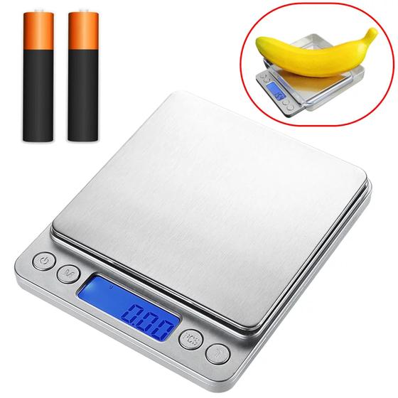 Imagem de Mini Balança Digital Alta Precisão Até 3kg Acionamento Com Toque ONBL705