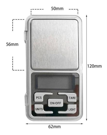 Imagem de Mini Balança Digital Lcd Alta Precisão Portátil Com Bandeja