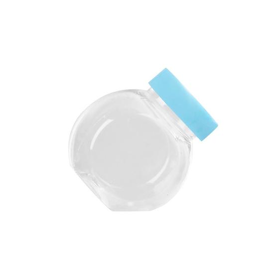 Imagem de Mini Baleiro com Tampa Azul Bebê - 50ml - 10 unidades - Rizzo