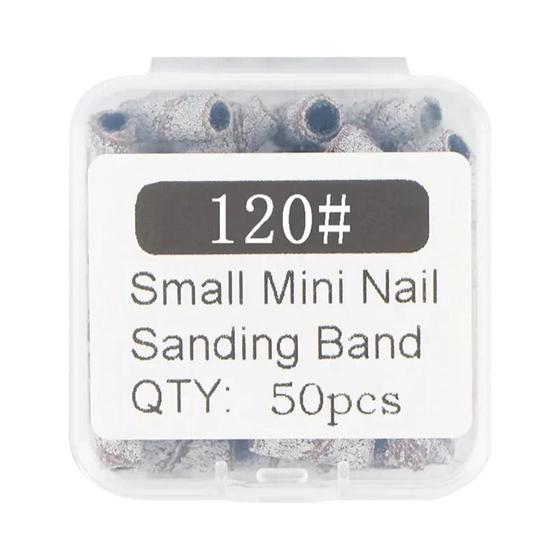 Imagem de Mini Bandas de Lixa 3,1mm com Brocas de Aço Inoxidável para Unhas