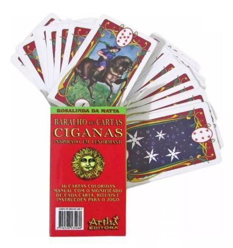 Mini Baralho de Cartas Ciganas Lenormand 36 Cartas - Artha Editora ...