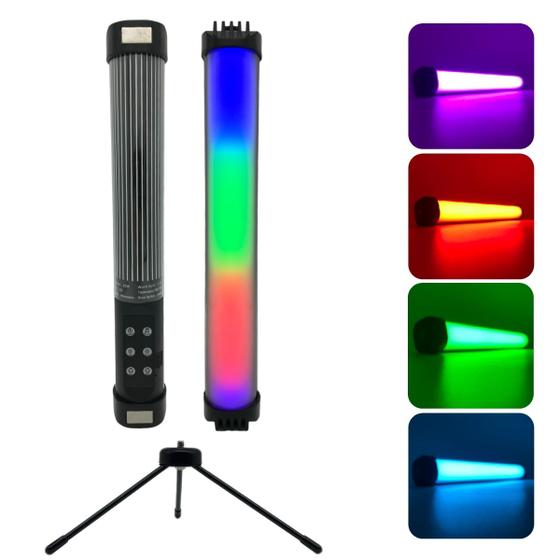 Imagem de Mini Bastão de Led RGB Soleste RL30SL c/ Mini tripe metal L