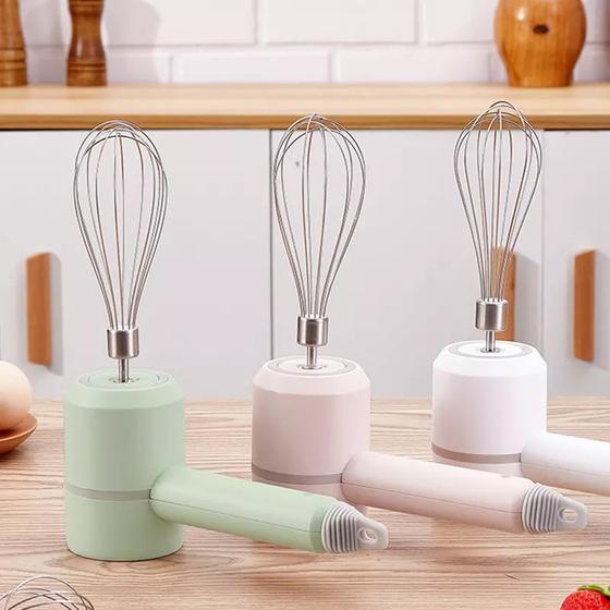 Mini batedeira elétrica portátil recarregável para preparar suas receitas favoritas em qualquer lugar Menor preço em Mini batedeira elétrica portátil recarregável para preparar suas receitas favoritas em qualquer lugar