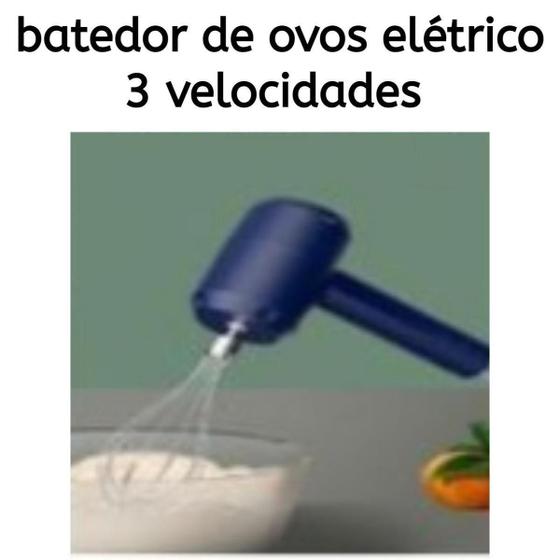 Imagem de Mini Batedeira Elétrica Sem Fio Batedor Bolo Ovo Creme