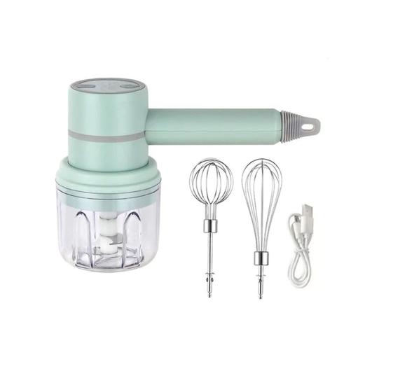 Imagem de Mini Batedeira Elétrica Sem Fio Portátil - 2 Em 1 Mixer