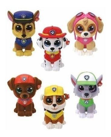 Imagem de Mini Beanie Boos Patrulha Canina Surpresa Ty Kit C/30 Un