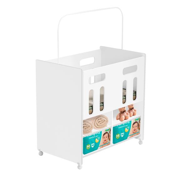 Mini Berço 02 Regulagens da Grade e Acompanha Colchão Branco Planet Baby Menor preço em Mini Berço 02 Regulagens da Grade e Acompanha Colchão Branco Planet Baby