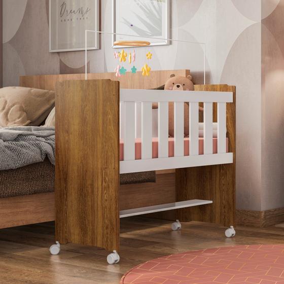 Imagem de Mini Berço 100% MDF com Rodízios
