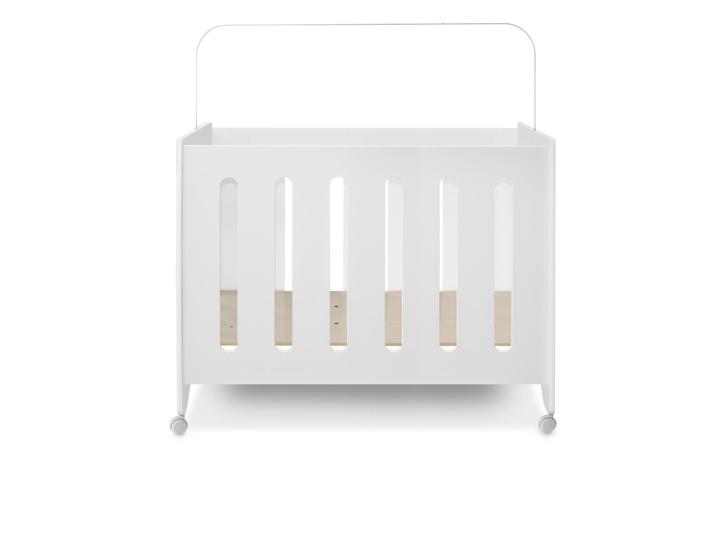 Imagem de Mini Berço Moisés Junior Com Colchão Branco 100% MDF