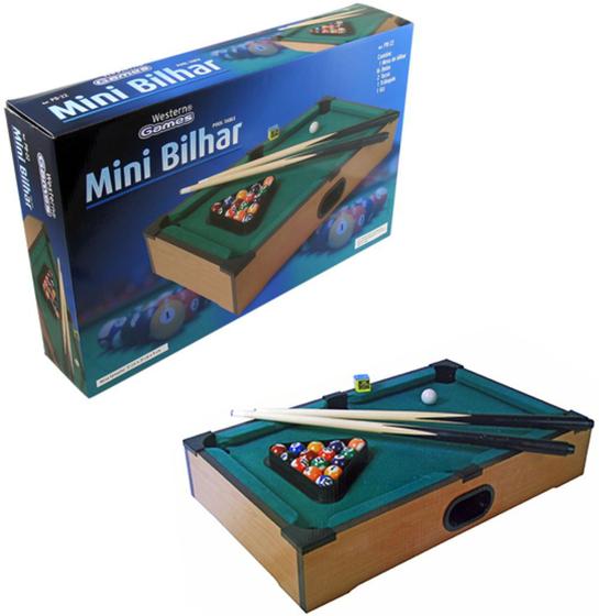 Imagem de Mini Bilhar Sinuca Snooker Western Games Pb-22