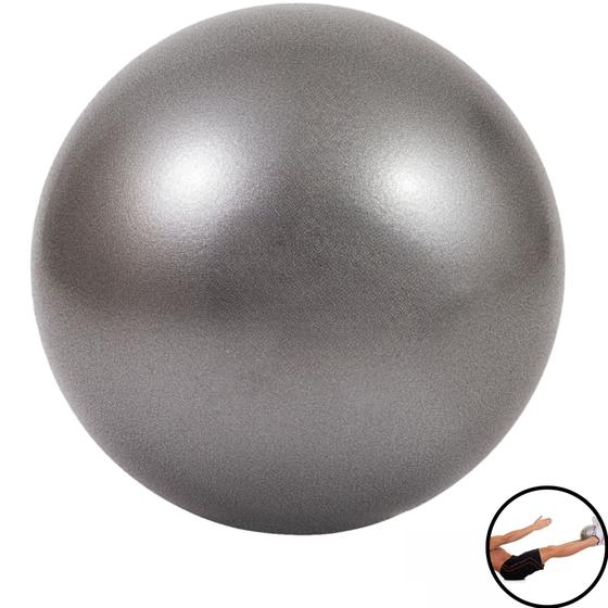 Imagem de Mini Bola de Exercícios 25 Cm Overball Cinza Vollo