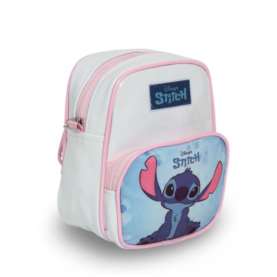 Imagem de Mini Bolsa De Ombro Stitch Feminina Alça Regulável Criança