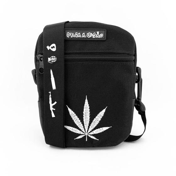 Imagem de Mini Bolsa Lateral Shoulder Bag Pega a Visão Folha Erva