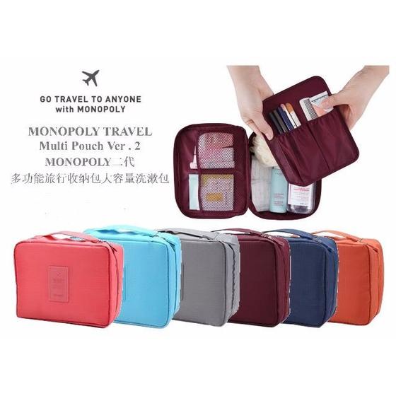 Imagem de Mini Bolsa Nécessaire Multiuso Portátil para Viagem com Divisórias Travel Unidade - Interponte/ WX Gift