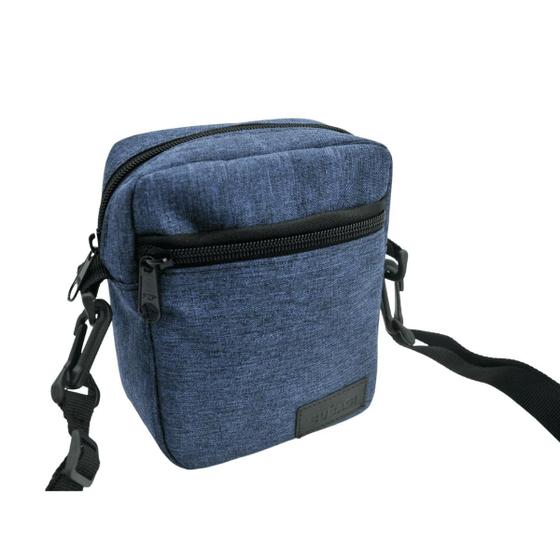 Imagem de Mini Bolsa Shoulder Transversal Pochete Masculina Feminina Tira Colo Transversal Ombro - Bubag!