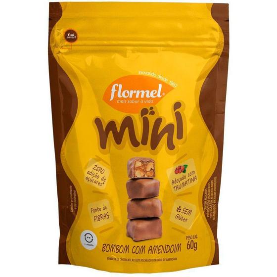 Imagem de Mini Bombom Flormel Com Amendoim 60g