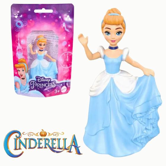 Mini Boneca Infantil Princesa Disney Cinderela 5 cm Mattel - Bonecas ...