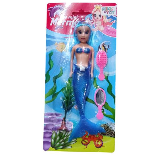 Imagem de Mini Boneca Sereia Encantada com Luz na Calda