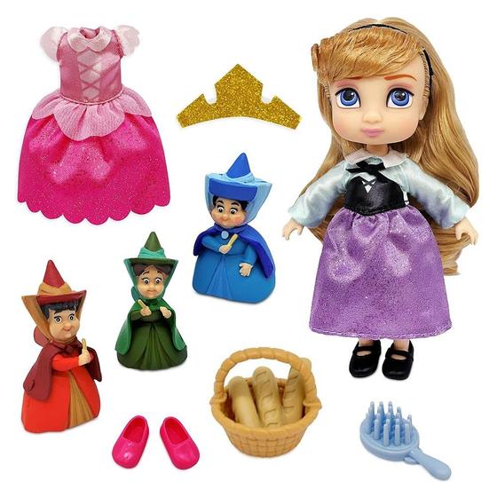 Imagem de Mini Boneco Disney Aurora - Coleção Animators - Bela Adormecida (5 Polegadas)