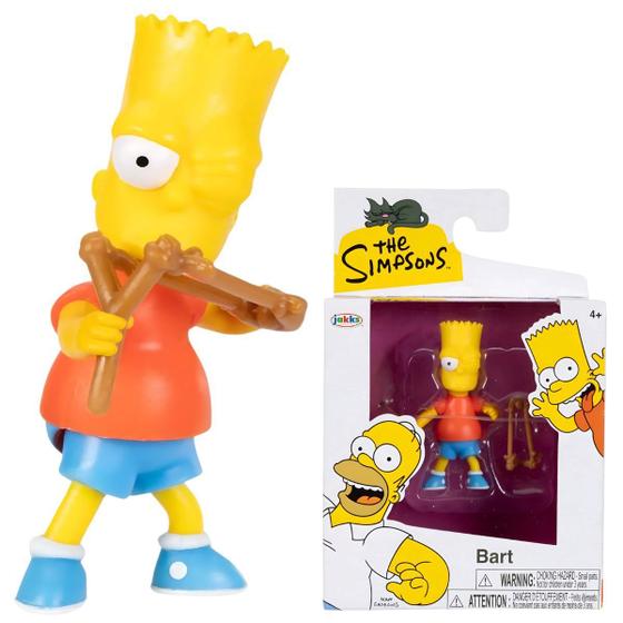 Imagem de Mini Boneco Os Simpsons Bart Simpson com Estilingue