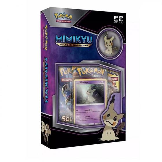 Imagem de Mini Box com Broche Pokemon Mimikyu, Unidade, 97485  Copag 