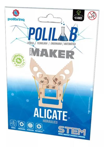 Imagem de Mini Brinquedo De Montar Científico Polilab Maker Divertido