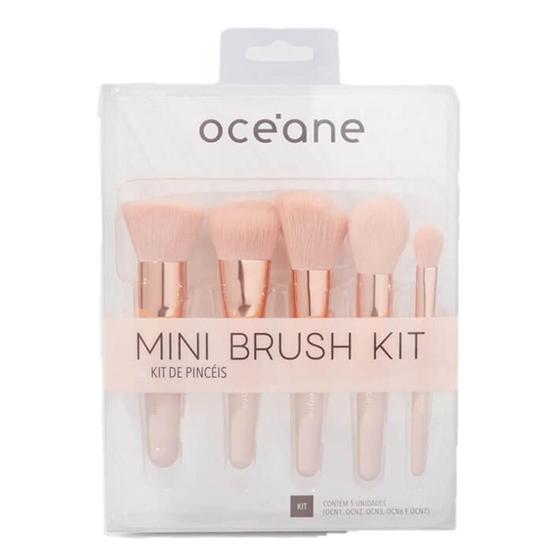 Imagem de Mini Brush Kit Com 5 Pincéis De Maquiagem Océane