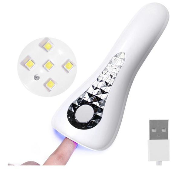 Imagem de Mini Cabine LED/UV Fan Nails Q5 18W 5 Leds Recarregável