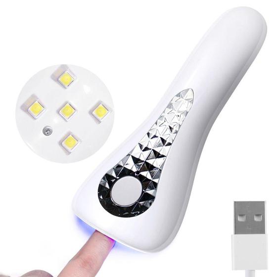 Imagem de Mini Cabine Led Uv Portátil Secagem Unhas Gel Estufa 18W Q5 - Arte Sedução