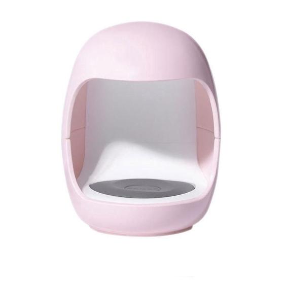 Imagem de Mini Cabine Secador Unha Portátil Rosa Com Led Uv