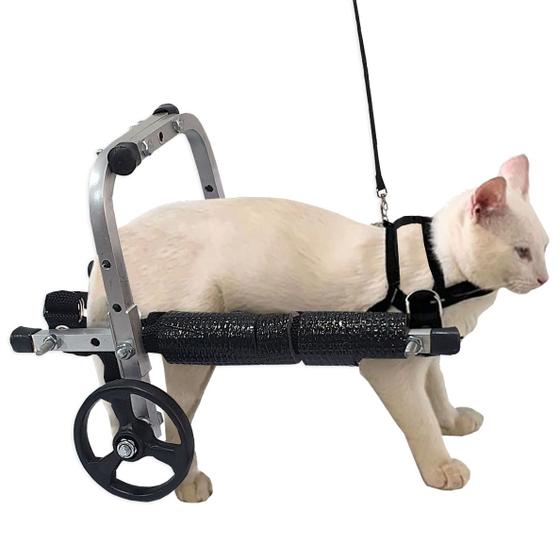 Imagem de Mini Cadeira De Rodas Para Gato Cachorro Porte Mini e Micro PPP Regulável Pet Best Soluções
